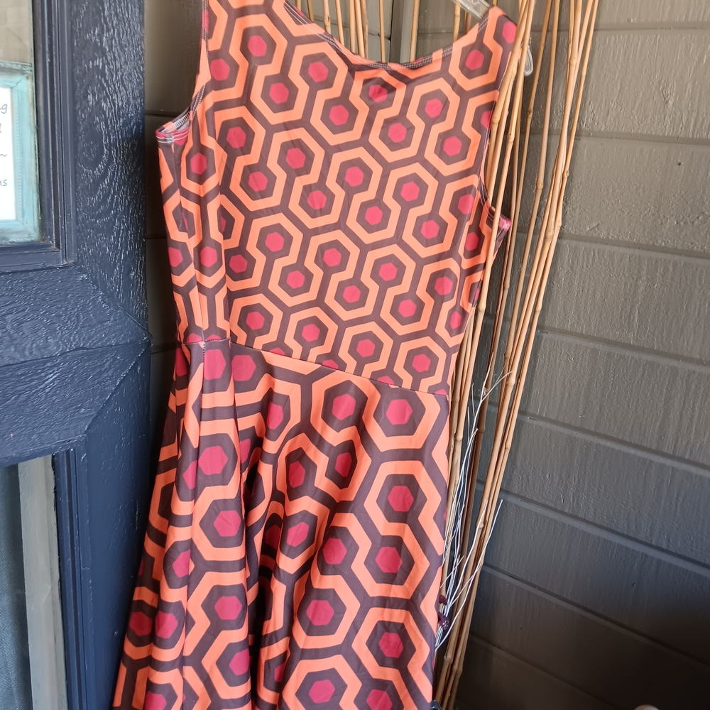 “The Shining" Overlook Hotel Pattern Dress Large - Picture 3 of 3